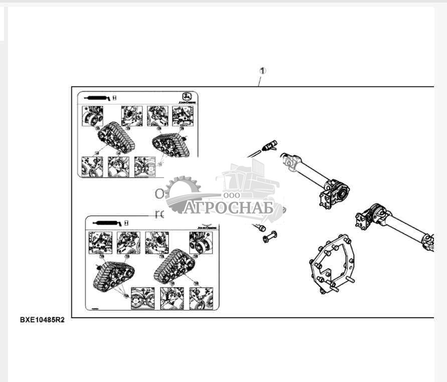 Навесное оборудование, гусеничная лесозаготовительная машина 